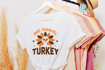 One Thankful Turkey SVG