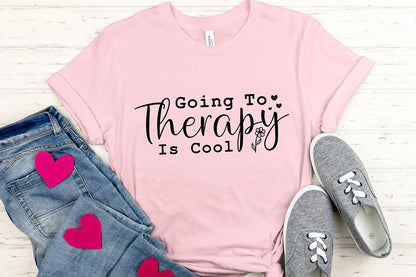 Going to Therapy is Cool - Mental Health SVG