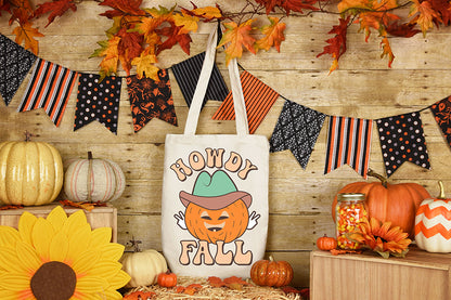 Retro Fall Sublimation Design - Howdy Fall PNG