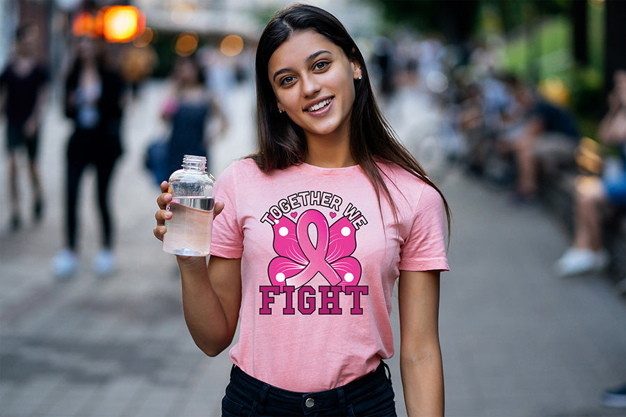 Together We Fight - Breast Cancer PNG