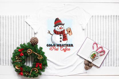 Cold Weather Hot Coffee PNG Sublimation