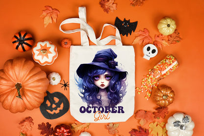 Halloween Sublimation Design - October Girl