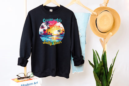 Ocean Air Salty Hair | Summer Sublimation Design