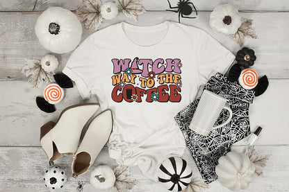 Witch Way to the Coffee PNG Sublimation