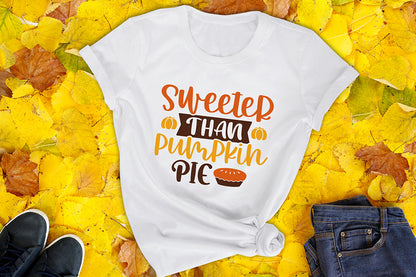 Fall SVG, Sweeter Than Pumpkin Pie