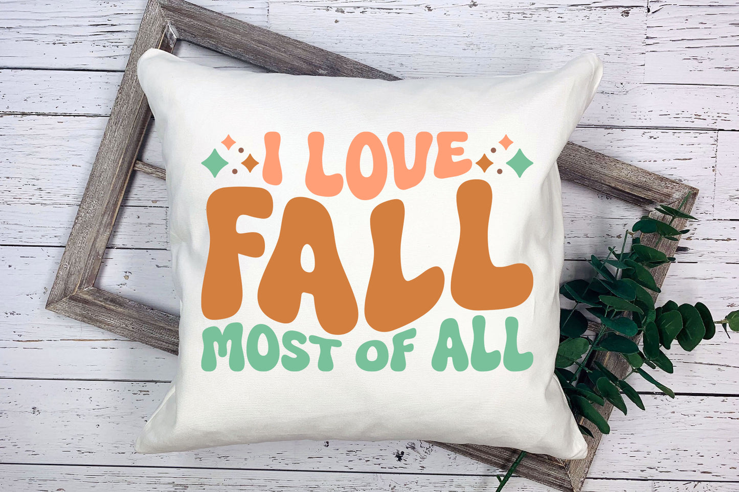 I Love Fall Most of All, Retro Fall SVG