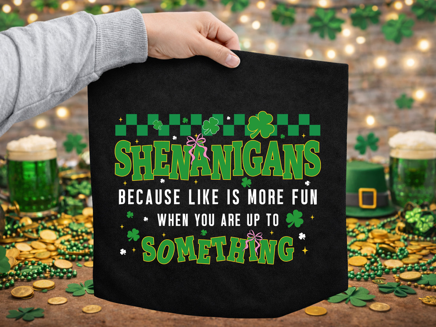 Preppy St Patrick's Day Sublimation Transfer