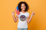 4th of July Retro Sublimation | Land of the Free PNG