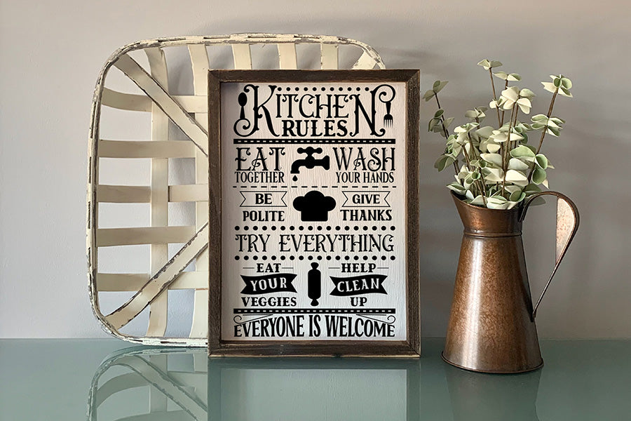 Vintage Kitchen Sign SVG Bundle