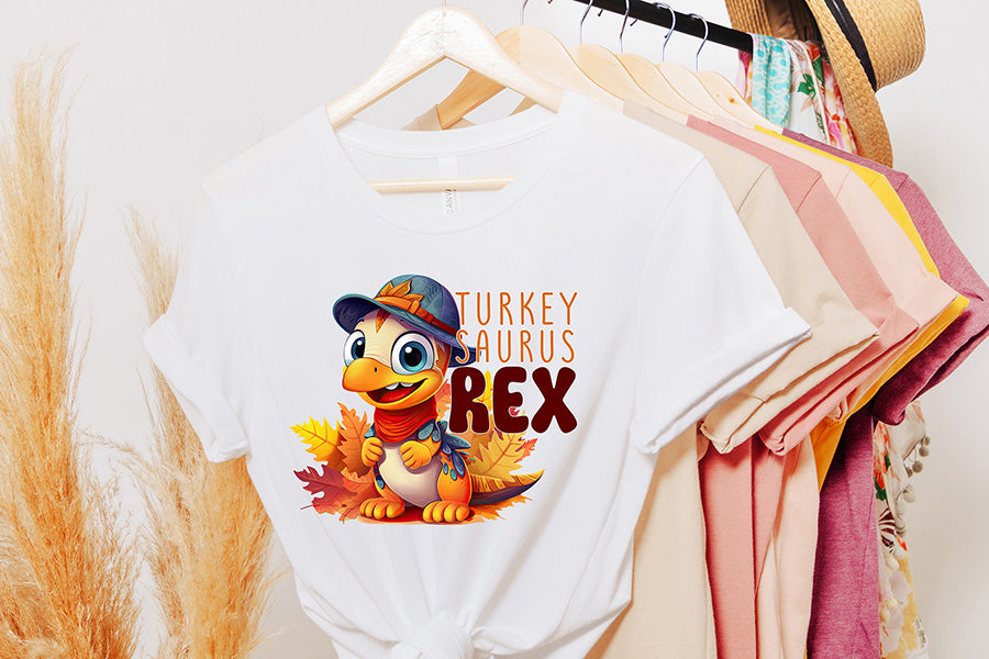 Turkey Saurus Rex | Thanksgiving PNG Sublimation