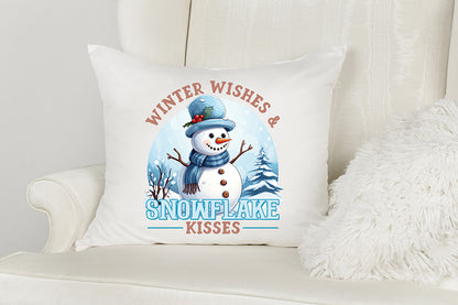 Winter Wishes & Snowflake Kisses PNG Sublimation