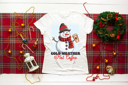 Cold Weather Hot Coffee PNG Sublimation