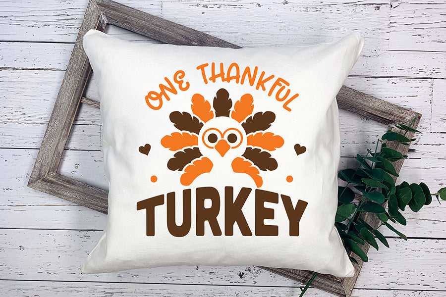 One Thankful Turkey SVG