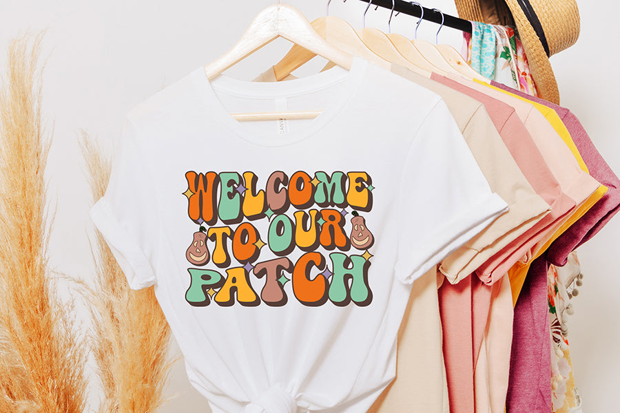 Retro Fall Sublimation - Welcome to Our Patch