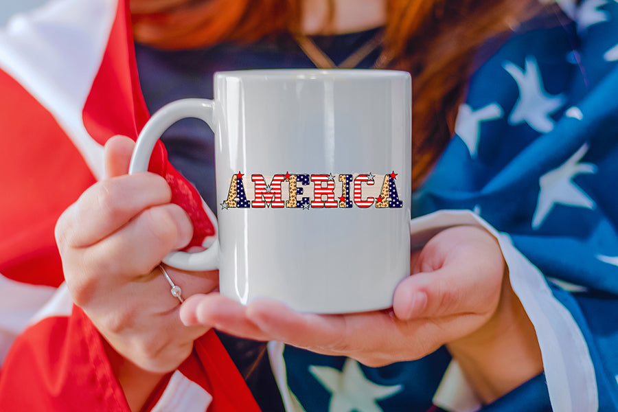 America PNG, 4th of July Sublimation PNG