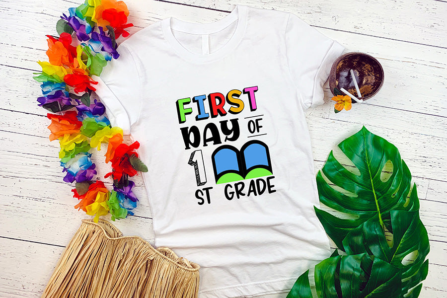 First Day of 1st Grade SVG, Back to School SVG
