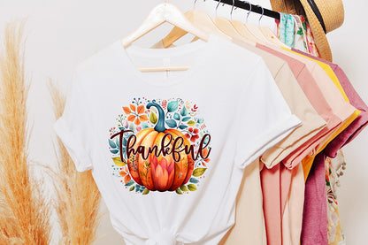 Thanksgiving Sublimation Design, Thankful PNG