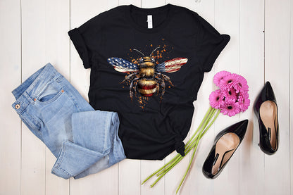 Fairy Bee 4th of July Sublimation Bundle