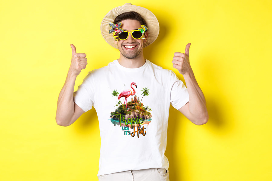 Tropic Like It's Hot PNG Sublimation Design