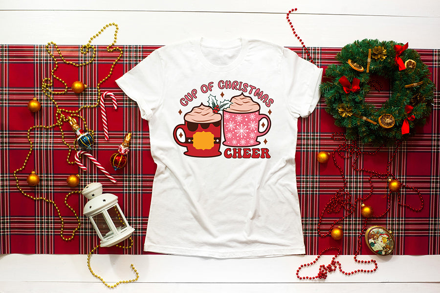 Cup of Christmas Cheer PNG Sublimation