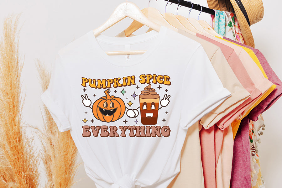 Pumpkin Spice Everything, Retro Fall Sublimation