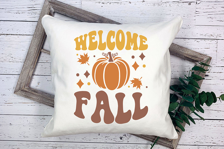 Retro Fall SVG - Welcome Fall Cut File