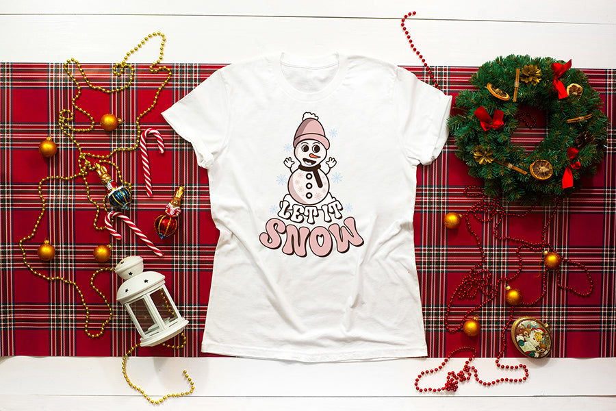 Let It Snow | Groovy Christmas Sublimation