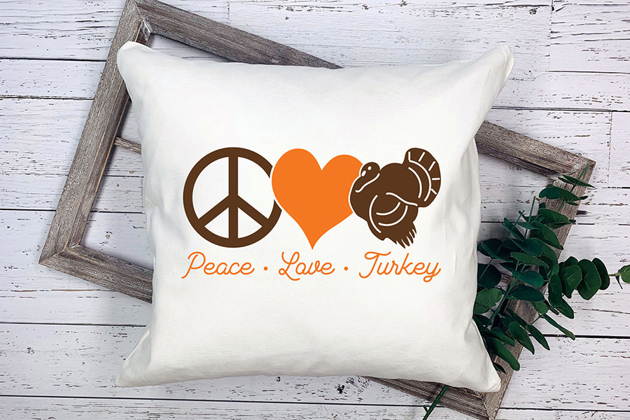 Peace Love Turkey SVG