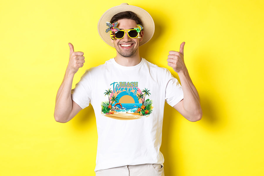 Beach Sublimation Design - Beach Therapy