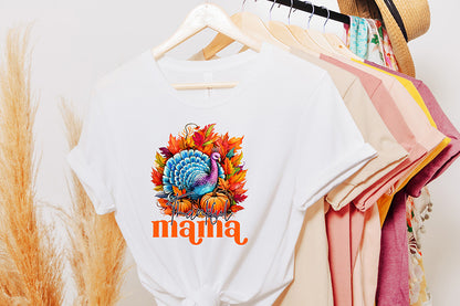 Thanksgiving Sublimation Design, Thankful Mama