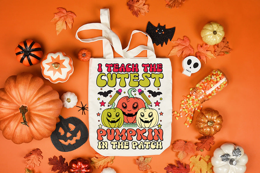 Halloween Teacher Sublimation Design PNG