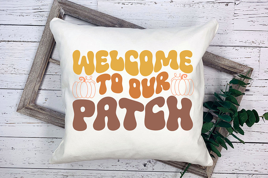 Welcome to Our Patch | Retro Fall SVG