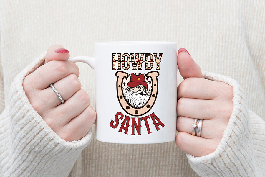 Howdy Santa | Western Christmas Sublimation