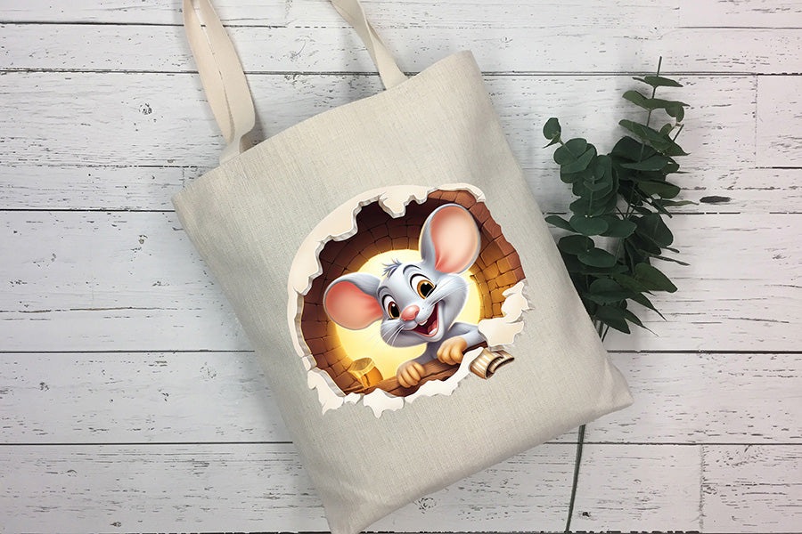 Funny Mouse Sublimation Clipart Bundle