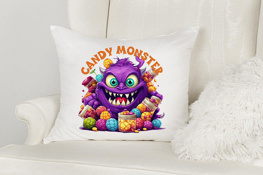 Funny Halloween Quote PNG | Candy Monster PNG