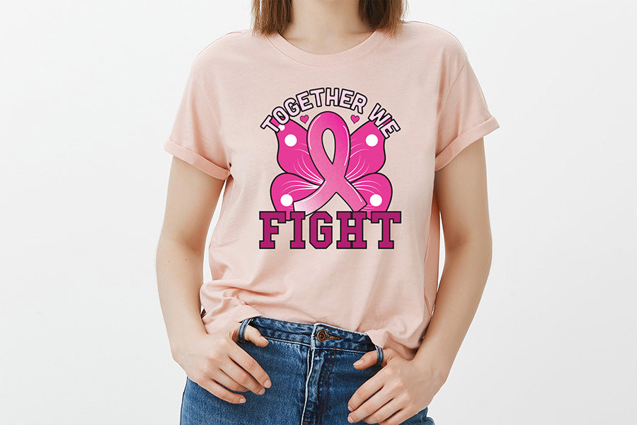 Together We Fight - Breast Cancer PNG