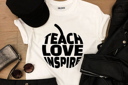 Teach Love Inspire | Teacher SVG Design