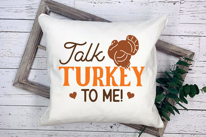 Talk Turkey to Me SVG Cut File