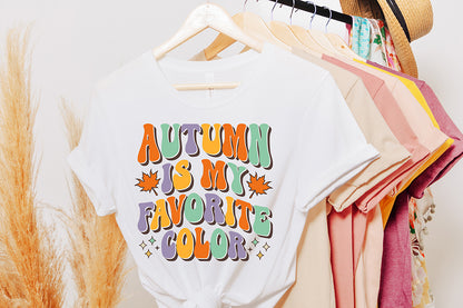 Autumn is My Favorite Color - Retro Fall PNG