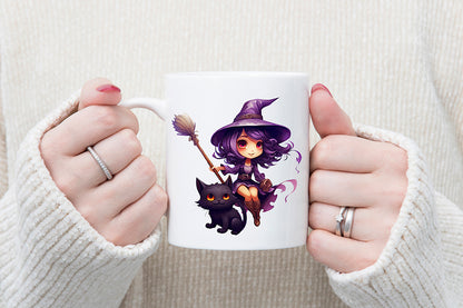 Cute Witch Halloween Sublimation Bundle