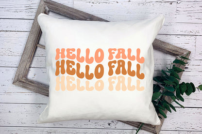 Retro Fall SVG | Hello Fall Cut File