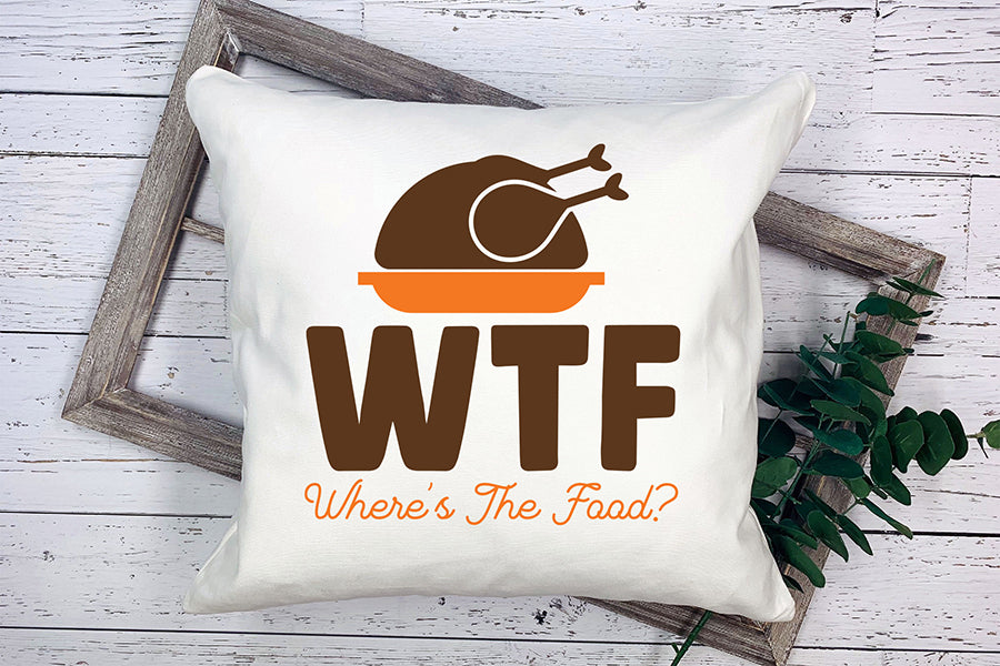 WTF Where's the Food | Turkey SVG Design