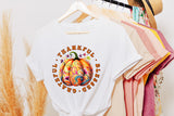 Thanksgiving PNG Sublimation | Thankful Blessed Grateful