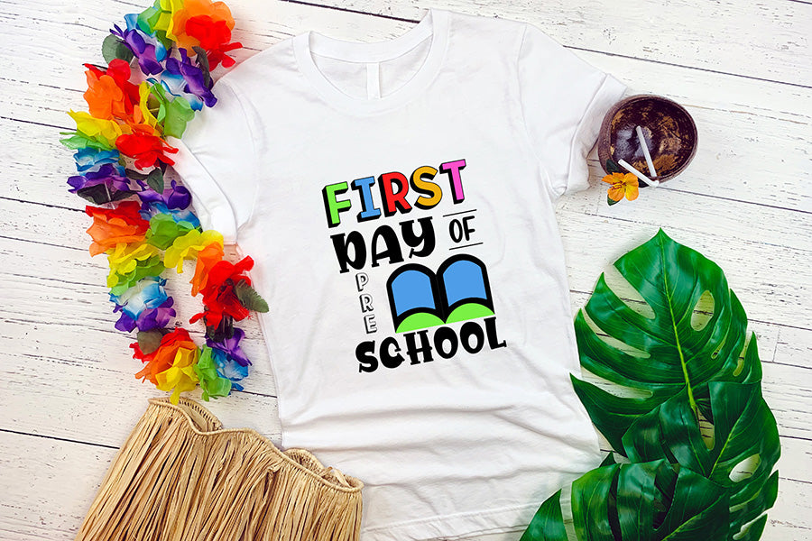 Back to School SVG - First Day of Preschool