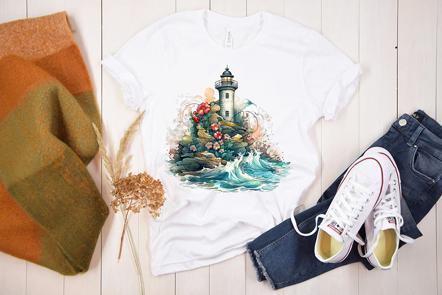 Lighthouse Watercolor Sublimation Bundle