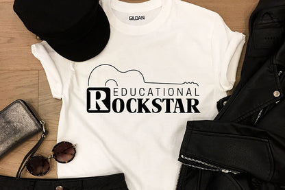 Educational Rockstar SVG | Teacher SVG