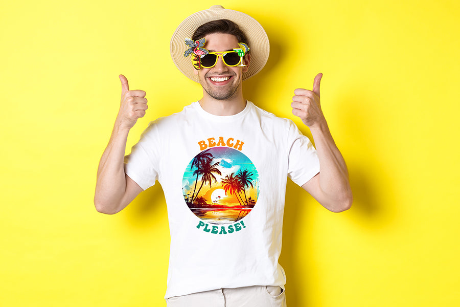 Beach Sublimation Design, Beach Please