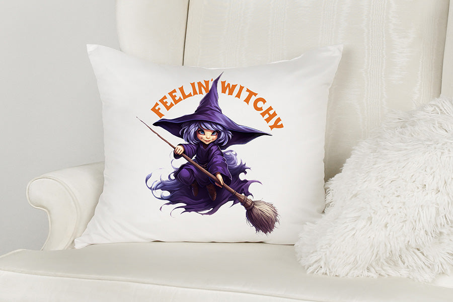 Funny Halloween Quote Sublimation | Feelin Witchy