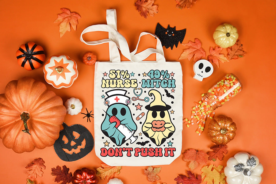 Halloween Nurse PNG Sublimation Design