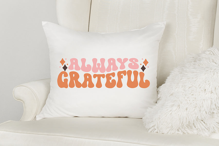 Retro Thanksgiving SVG, Always Grateful SVG